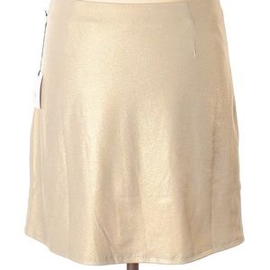 NWT Gold Metallic Skirt by the way. Large
